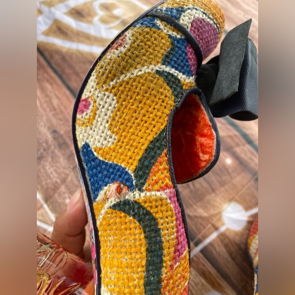 Irregular Choice Red and Orange Heels with Vibrant Design - Picture 13 of 16
